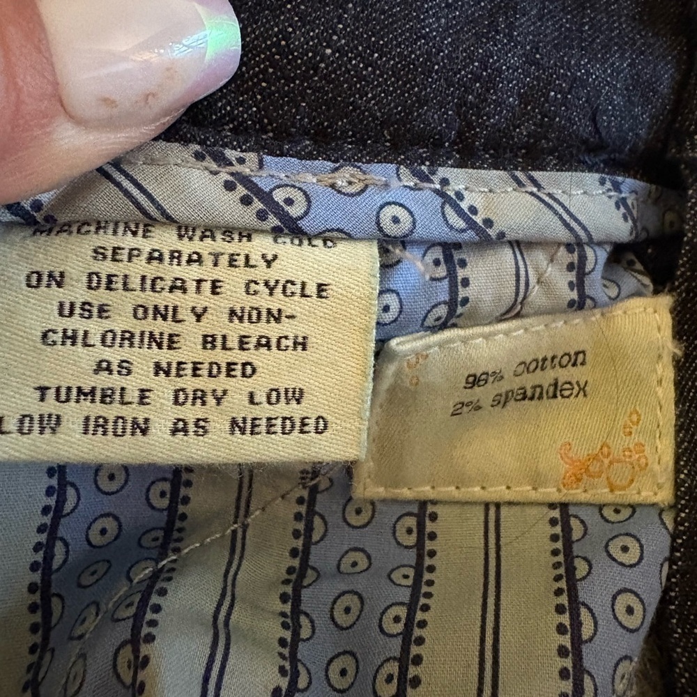 Anthropologie Bica Cheia Denim Skirt NWT Size 6 – Pockets & Pleated Front - Picture 8 of 16